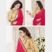 Vinay’s soft Printed Georgette Sharee with embroidered blouse piece